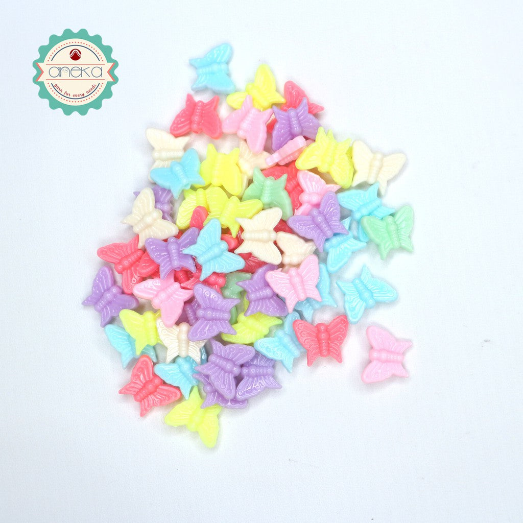 Mute Beads / DIY Craft Milk Pastel Motes - 20 GRAM