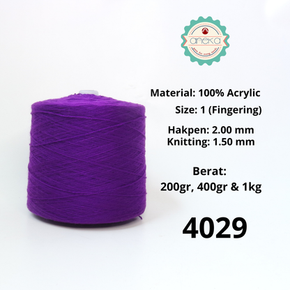 KATALOG - Benang Rajut Wool Aneka Cones / Wol / Siet Yarn / Tufting Rug / Karpet - Part 3