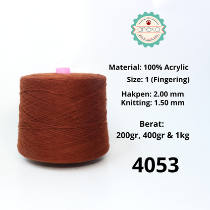 KATALOG -  Benang Rajut Wool Aneka Cones  / Wol / Siet Yarn / Tufting Rug / Karpet - Part 1