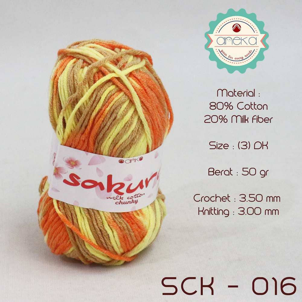 CATALOG - Sakura Milk Cotton Chunky Mix Sembur Mix Cotton Knitting Yarn PART 3