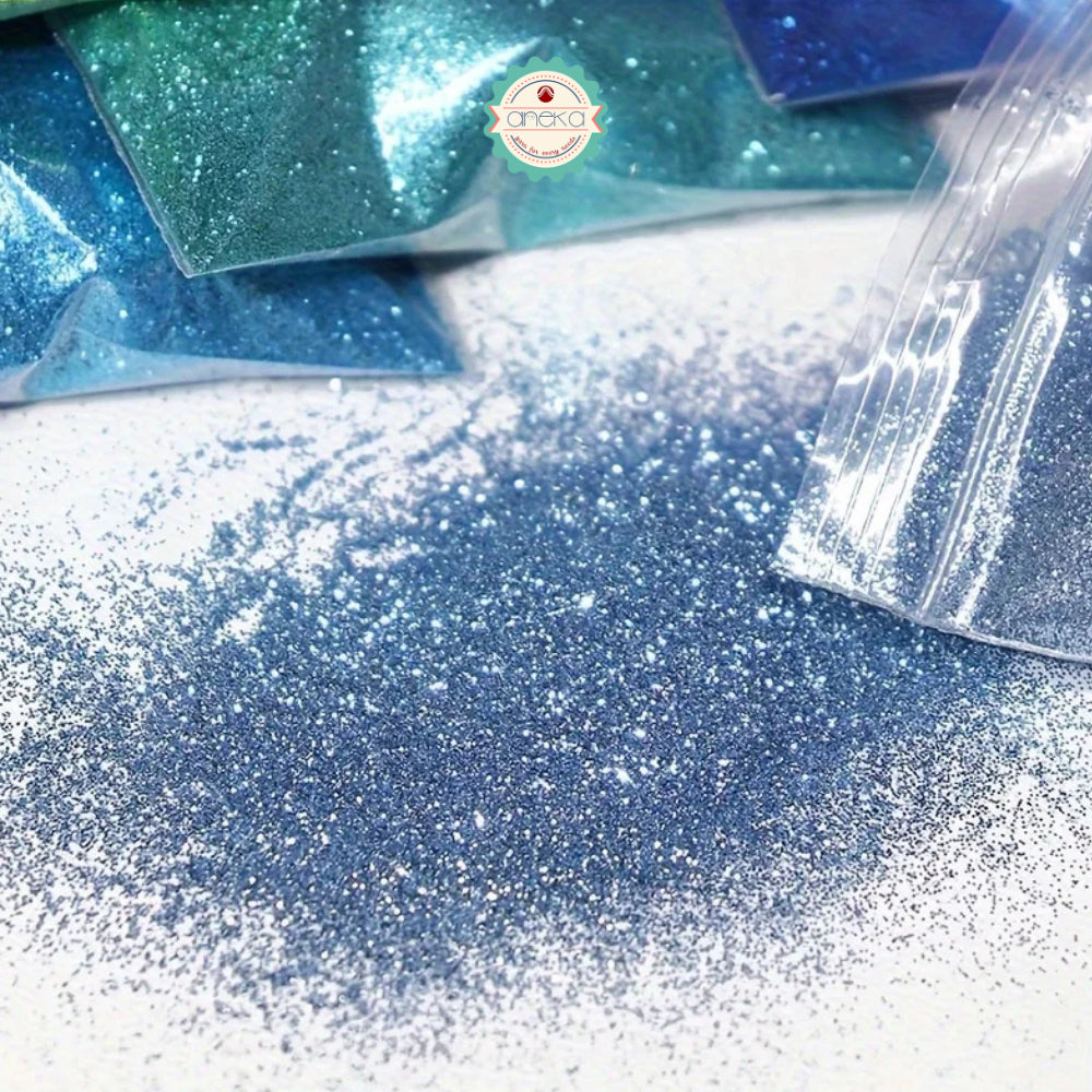 KATALOG -  [500 gram] Glitter Warna Bubuk Halus / Serbuk Kerajinan DIY / Powder