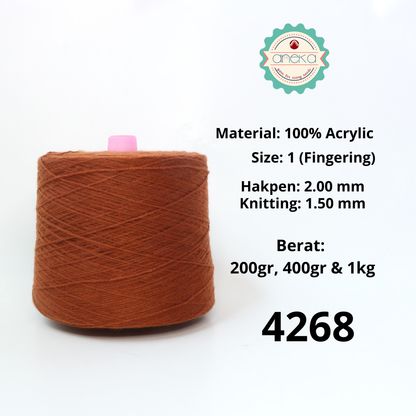 KATALOG -  Benang Rajut Wool Aneka Cones  / Wol / Siet Yarn / Tufting Rug / Karpet - Part 1
