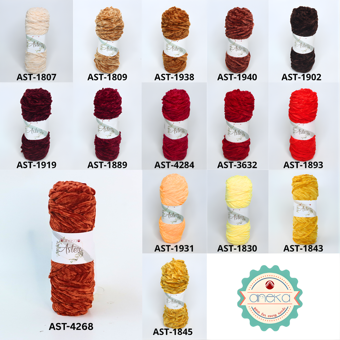KATALOG - Benang Rajut Bludru Aster / Velvet Knitting Yarn PART 1