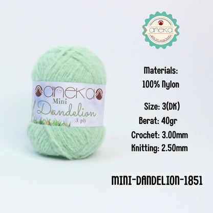 KATALOG - Benang Rajut Mini Dandelion 3 Ply / Crochet Knitting Cord Yarn