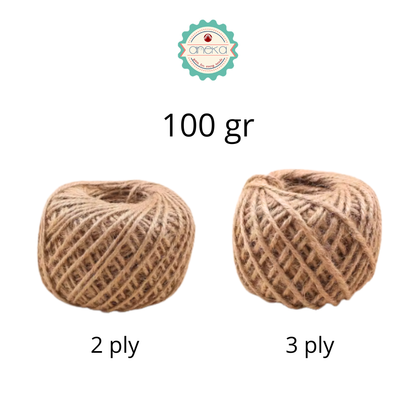 KATALOG - Tali Rami Goni 2ply & 3ply  / Jerami / Mendong / Pengikat Packing  (+/- 80 meter)