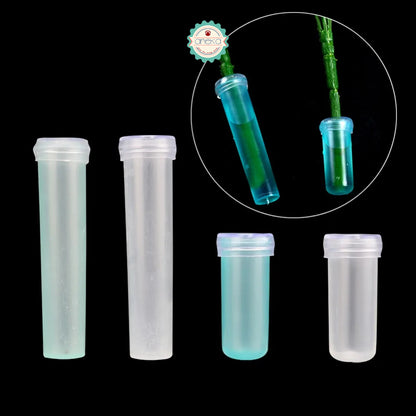 ANEKA - [5 PCS] Cup Bunga Plastik / Fresh Flower / Fresh-keeping Tube /Plastic Plant Nutrition Tube Water Storage Container