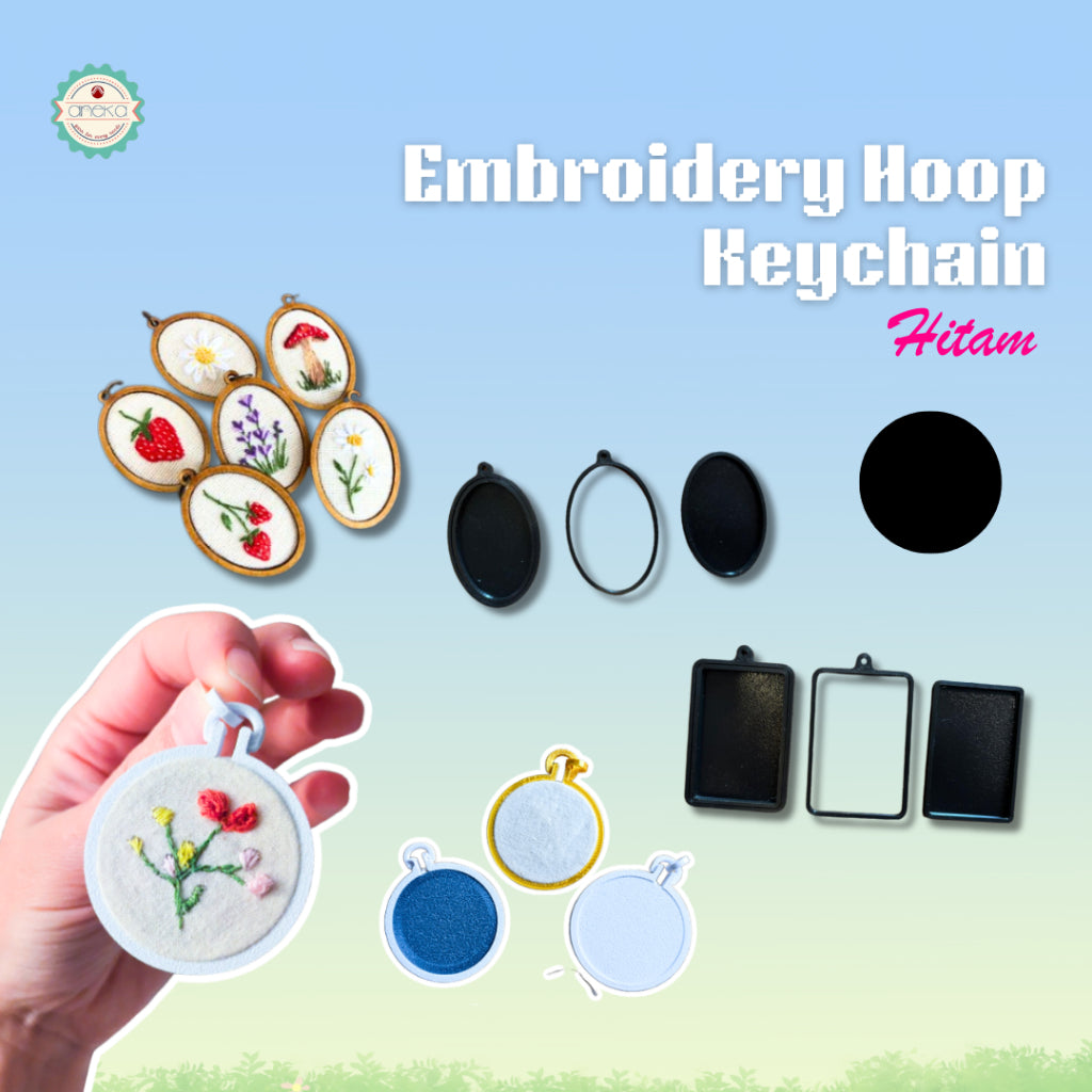 KATALOG - [TANPA KAIN] 3D Print Peralatan Menyulam Pemidangan Kecil / Embroidery Hoop