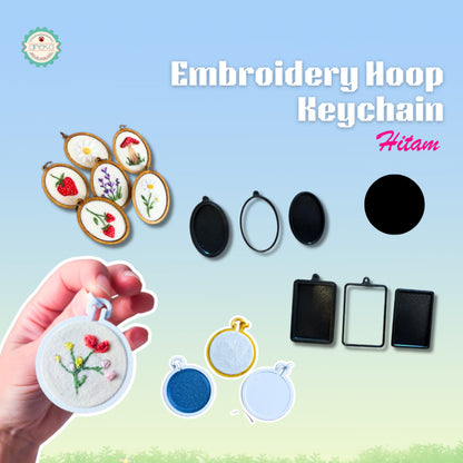 KATALOG - [TANPA KAIN] 3D Print Peralatan Menyulam Pemidangan Kecil / Embroidery Hoop