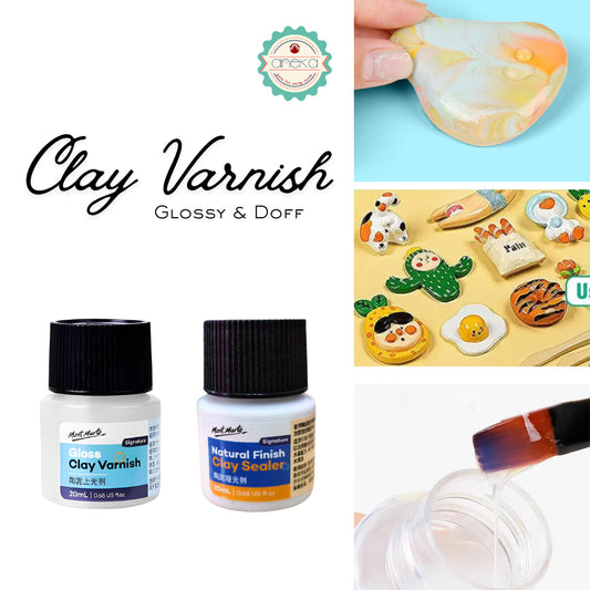 ANEKA - Clay Varnish Gloss / Clay Sealer Natural Finish / Kerajinan Tanah Liat / Pottery