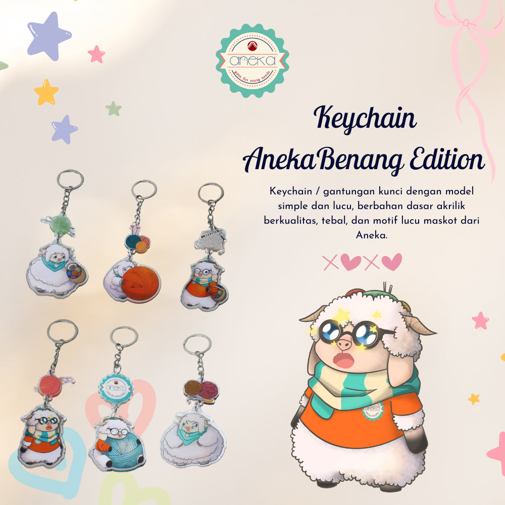 KATALOG - Gantungan Kunci Lucu Akrilik / Keychain Acrylic / Gantungan Tas Merchandise