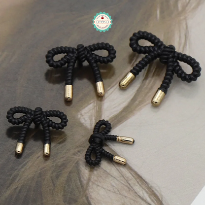 ANEKA - [5PCS] Kancing Baju Bentuk Pita / Ribbon Bow Button Sewing for Clothes