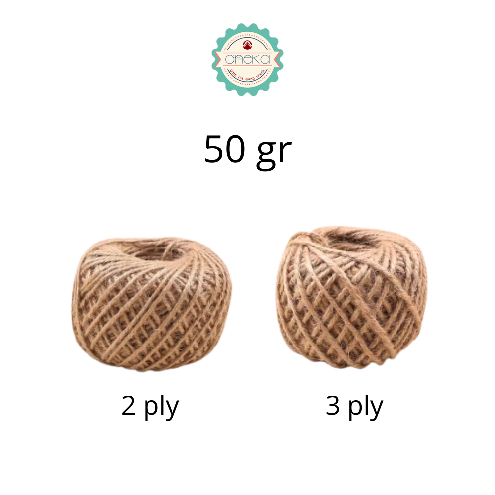 KATALOG - Tali Rami Goni 2ply & 3ply  / Jerami / Mendong / Pengikat Packing  (+/- 80 meter)