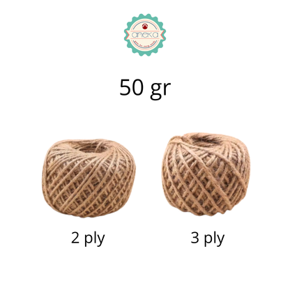 KATALOG - Tali Rami Goni 2ply & 3ply  / Jerami / Mendong / Pengikat Packing  (+/- 80 meter)