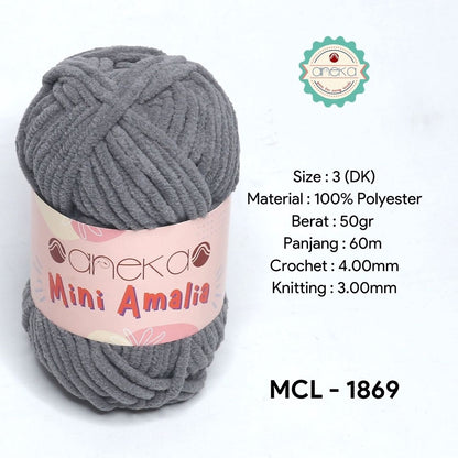 CATALOG - Mini Amalia Knitting Yarn / Small Chenille Yarn