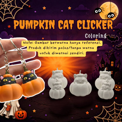 KATALOG - 3D Print Halloween Fidget Clicker Special Edition / Gantungan Kunci Penghilang Stress Lucu