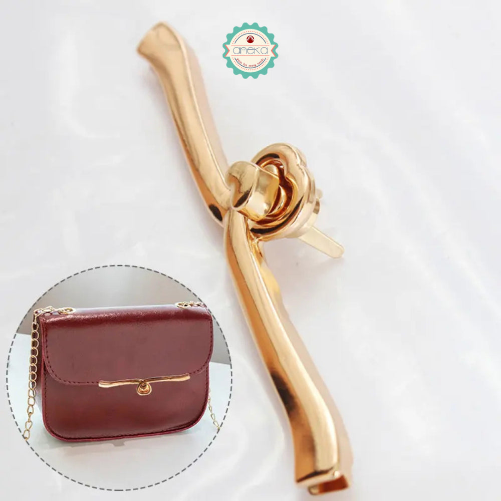 ANEKA - Behel Tas Putar Love / Bag Clasp Rotary Lock Bag Hardware Twist DIY