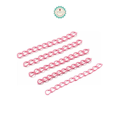 ANEKA - [5PCS] Rantai Konektor Warna 5cm /  Extended Extension Tail Chain Lobster Connector Jewelry