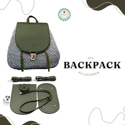 KATALOG - Kulit Tas Sintetis Kerajinan Aksesoris / PU Leather Handmade Handbag DIY Woven Bag Set with Hardware Accessories /Shoulder Strap for Women Backpack