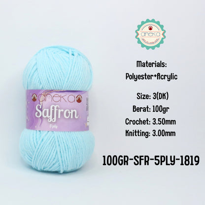 KATALOG - Benang Rajut Saffron 5 Ply 100gr / Crochet Knitting Yarn