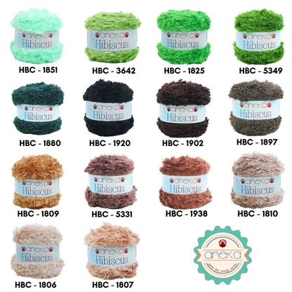 KATALOG - Benang Rajut Hibiscus / Eyelash Coral Mink Feather Crochet Knitting Yarn