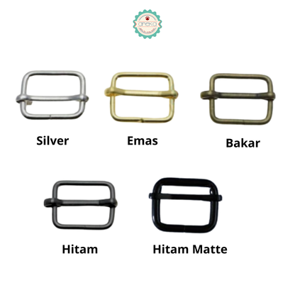 ANEKA - [2PCS] Rel Tas / Ring Jalan Kotak