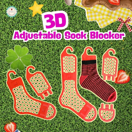 ANEKA - [PRE-ORDER] 3D Print Cetakan Kaos Kaki Rajut / Adjustable Sock Blocker