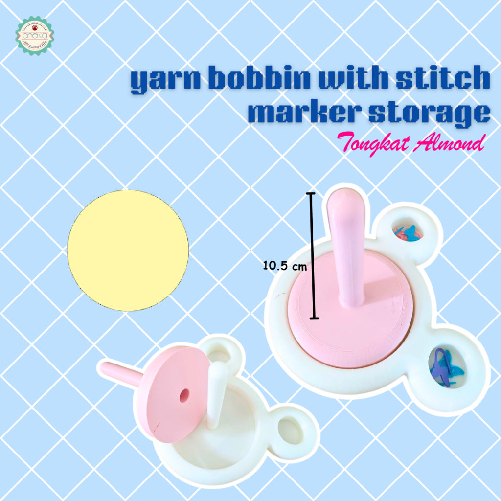 ANEKA - [PREORDER] 3D Print Yarn Spinner Storage Mickey / Alat Rajut Knitting