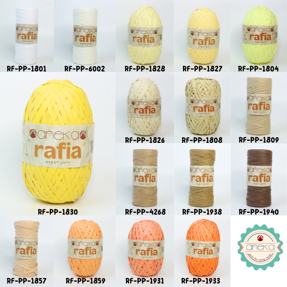 KATALOG - Benang Rajut Rafia / Raffia Paper Yarn