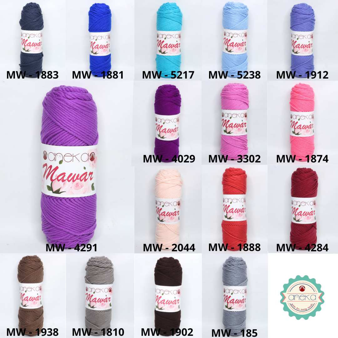 CATALOG - Rose Knitting Yarn / Soft Acrylic Yarn / 8 ply Milk Cotton Worsted / Milk Cotton PART 3