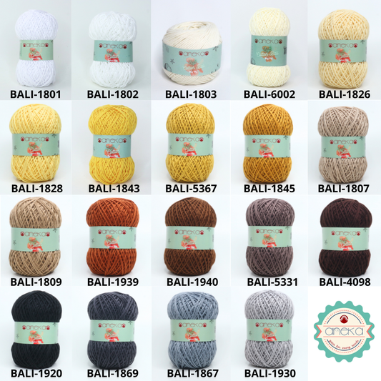 KATALOG -  Benang Rajut Katun Bali ANEKA / Soft Cotton Big Ply made by ANEKABENANG PART 1