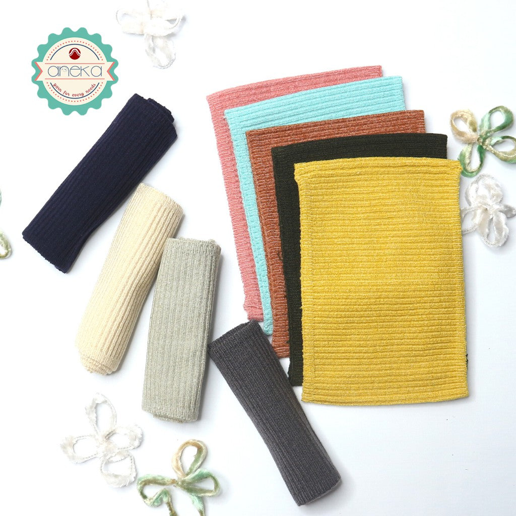 KATALOG - Ciput Rajut Polos / Bandana Rajut / Inner Kerudung Premium Knit ALISA - 1