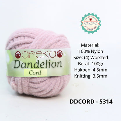 KATALOG - Benang Rajut Dandelion Cord / Crochet Knitting Cord Yarn