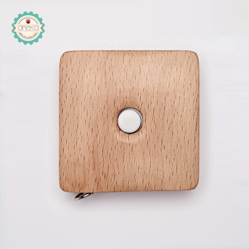 KnitPro - Retractable Tape Measures - Beech Wood / Meteran