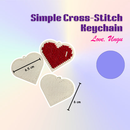 KATALOG -  [TANPA KEYCHAIN & BENANG] 3D Print Embroidery / Cross Stitch / Keychain / Menyulam / Sulam Tangan / Gantungan Kunci