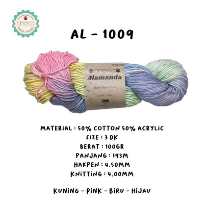 KATALOG - Benang Rajut Alamanda / Hand Dyed Yarn Cotton Yarn / Katun