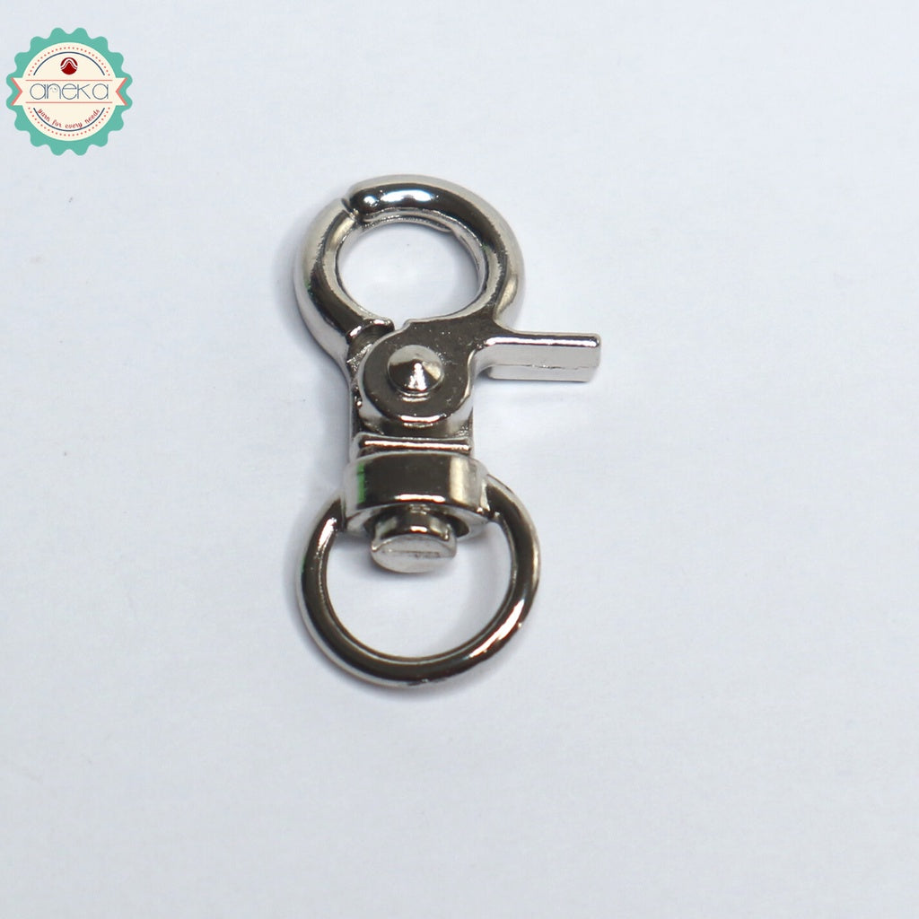 ANEKA - [2PCS] Kait Tas Kecil Emas / Silver / Hitam