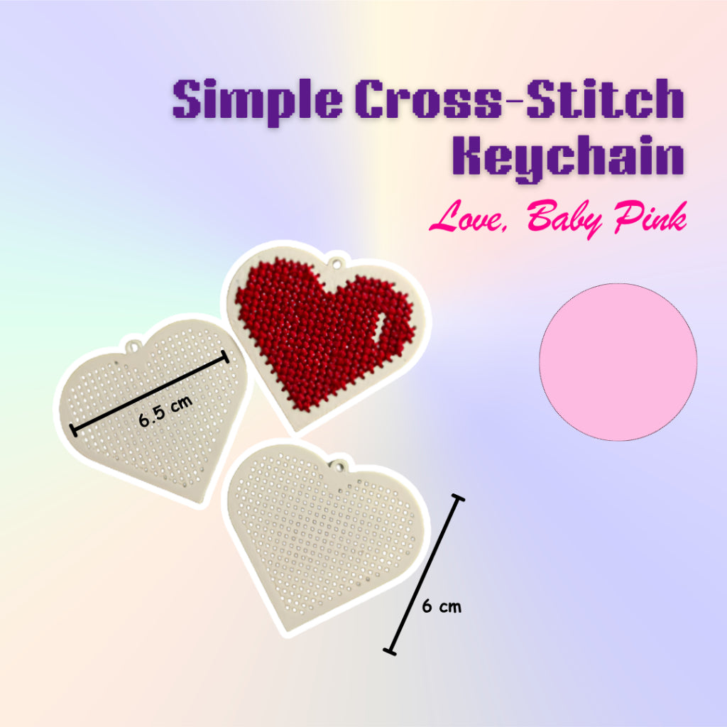 KATALOG -  [TANPA KEYCHAIN & BENANG] 3D Print Embroidery / Cross Stitch / Keychain / Menyulam / Sulam Tangan / Gantungan Kunci