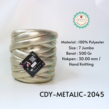 KATALOG - Benang Rajut Candy Metalik / Chunky Metalic Yarn Crochet Knitting Yarn