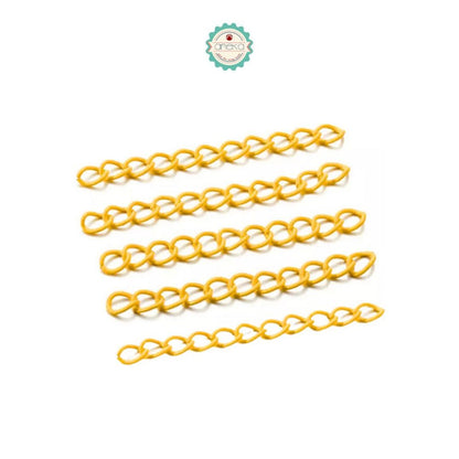 ANEKA - [5PCS] Rantai Konektor Warna 5cm /  Extended Extension Tail Chain Lobster Connector Jewelry