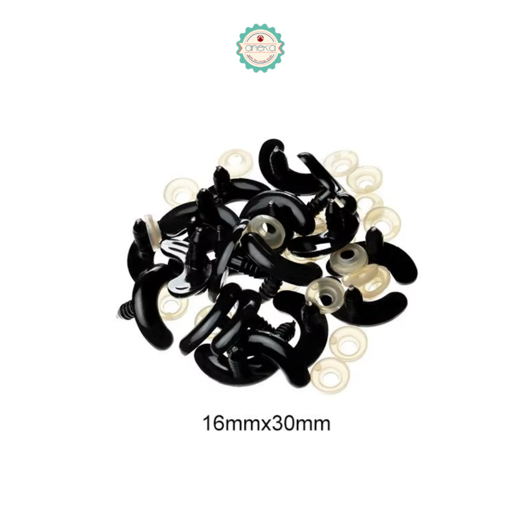 ANEKA - [10 PCS] Mata Boneka Lengkung Senyum / Smile Eyes Safety Accessories fot Toys