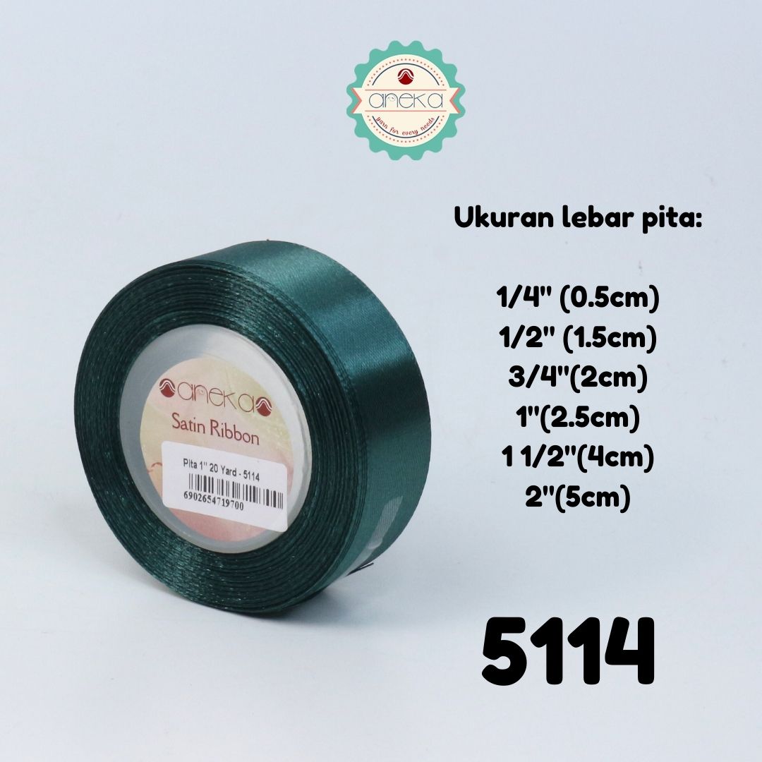 KATALOG - [20 Yard / Roll] Pita Satin 3/4" - 2 cm Per gulung / Satin Silk Ribbon - Part 2