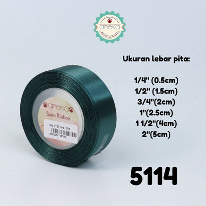 KATALOG - [20 Yard / Roll] Pita Satin 3/4" - 2 cm Per gulung / Satin Silk Ribbon - Part 2