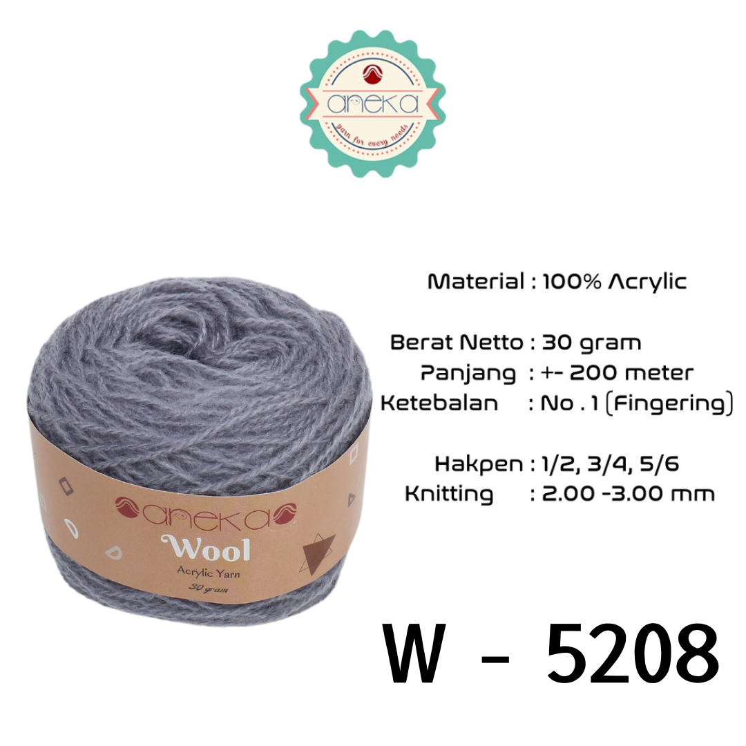 KATALOG - Benang Rajut Wool / Wol / Siet Yarn Vonel 30 dan 50 gram - PART 1