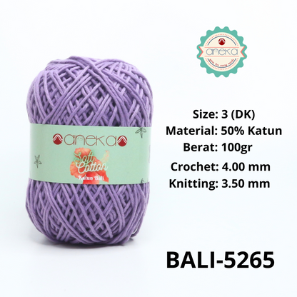 KATALOG -  Benang Rajut Katun Bali ANEKA / Soft Cotton Big Ply made by ANEKABENANG PART 1