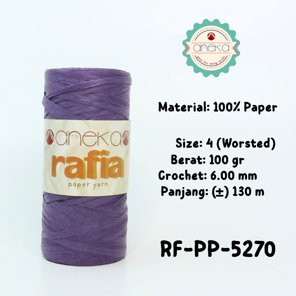 KATALOG - Benang Rajut Rafia / Raffia Paper Yarn