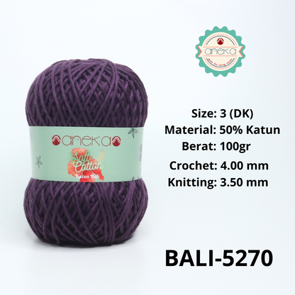 KATALOG -  Benang Rajut Katun Bali ANEKA / Soft Cotton Big Ply made by ANEKABENANG PART 1