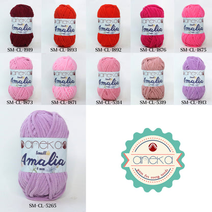 KATALOG - Benang Rajut Small Amalia / Chenille Crochet Knitting Yarn