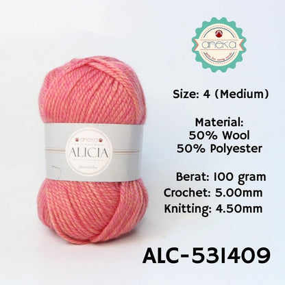 KATALOG - Benang Rajut Wool Alicia / Crochet Knitting Yarn - Part 1