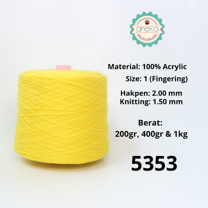 KATALOG - Benang Rajut Wool Aneka Cones / Wol / Siet Yarn / Tufting Rug / Karpet - Part 4