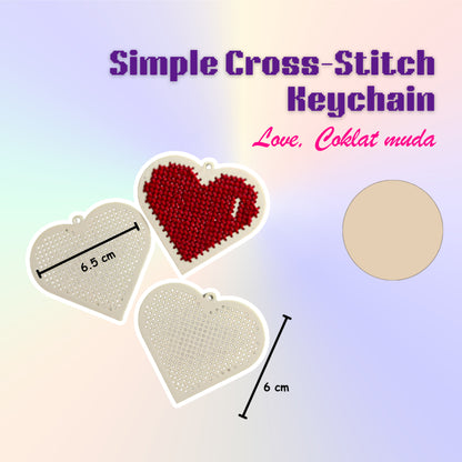KATALOG -  [TANPA KEYCHAIN & BENANG] 3D Print Embroidery / Cross Stitch / Keychain / Menyulam / Sulam Tangan / Gantungan Kunci